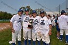 Baseball vs Babson  Wheaton College Baseball players celebrate their victory over Babson to win the NEWMAC Championship for the third year in a row. - (Photo by Keith Nordstrom) : Wheaton, baseball, NEWMAC